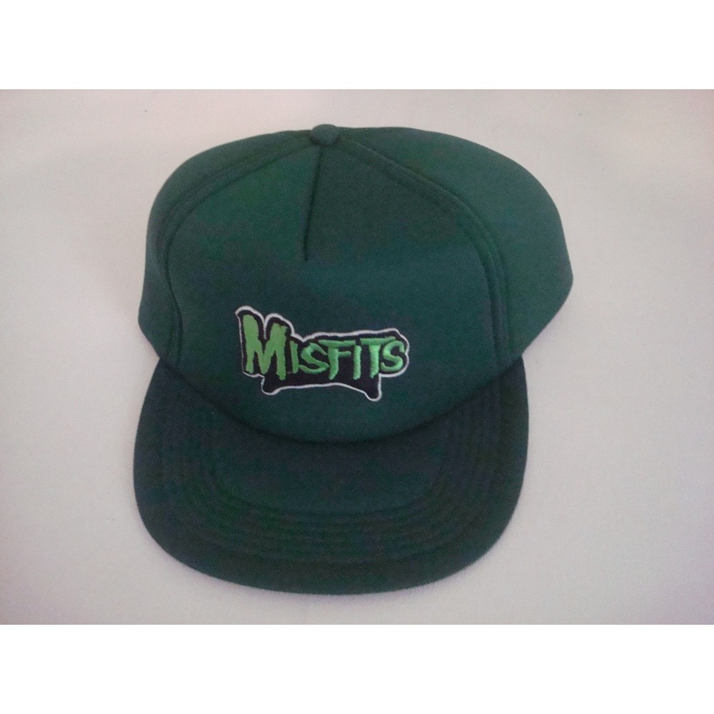 MISFITS TRUCKER‎     90S SNAPBACK  HAT CAP VINTAGE DEADSTOCK B2
